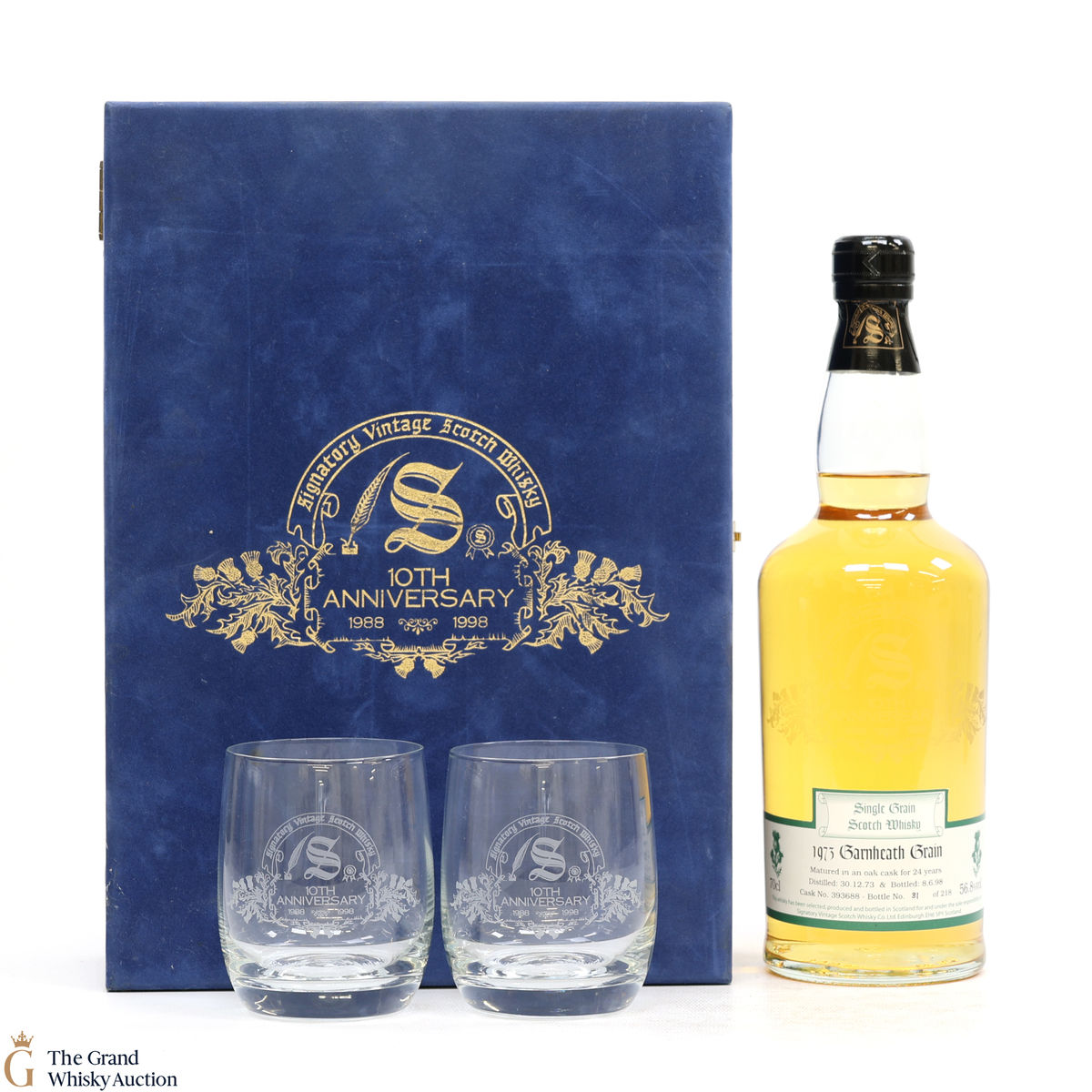 Garnheath - 24 Year Old - Vintage 1973 10th Anniversary Signatory