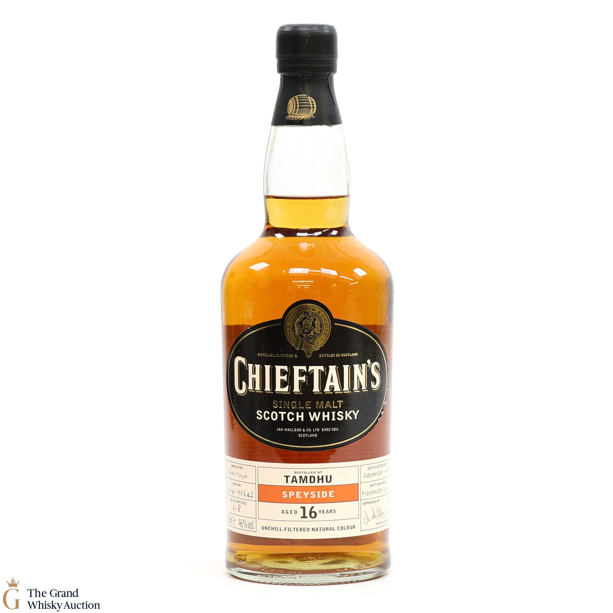Tamdhu - 16 Year Old 1985 Chieftains Rum Finish 2002