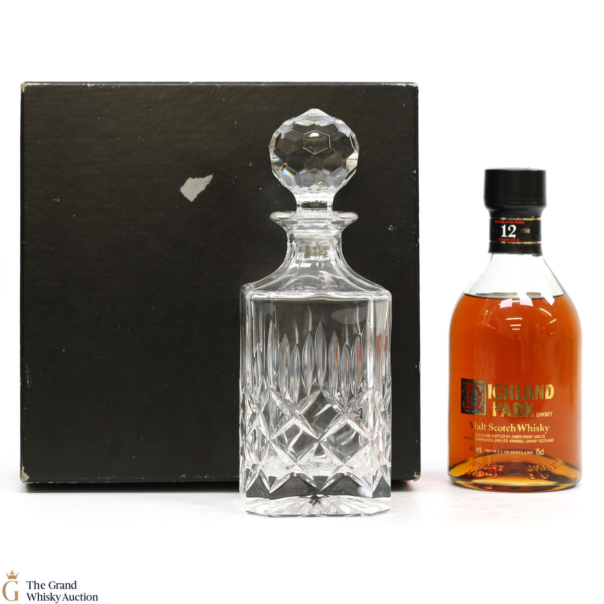 Highland Park - 12 Year Old 75cl 1980s Decanter Gift Set