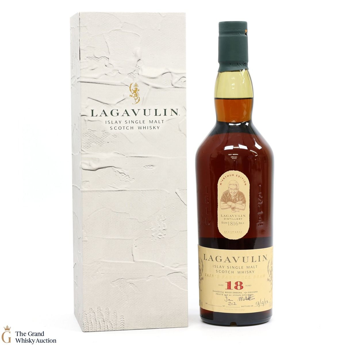 Lagavulin - 18 Year Old - Iain's Farewell Dram (SIGNED)