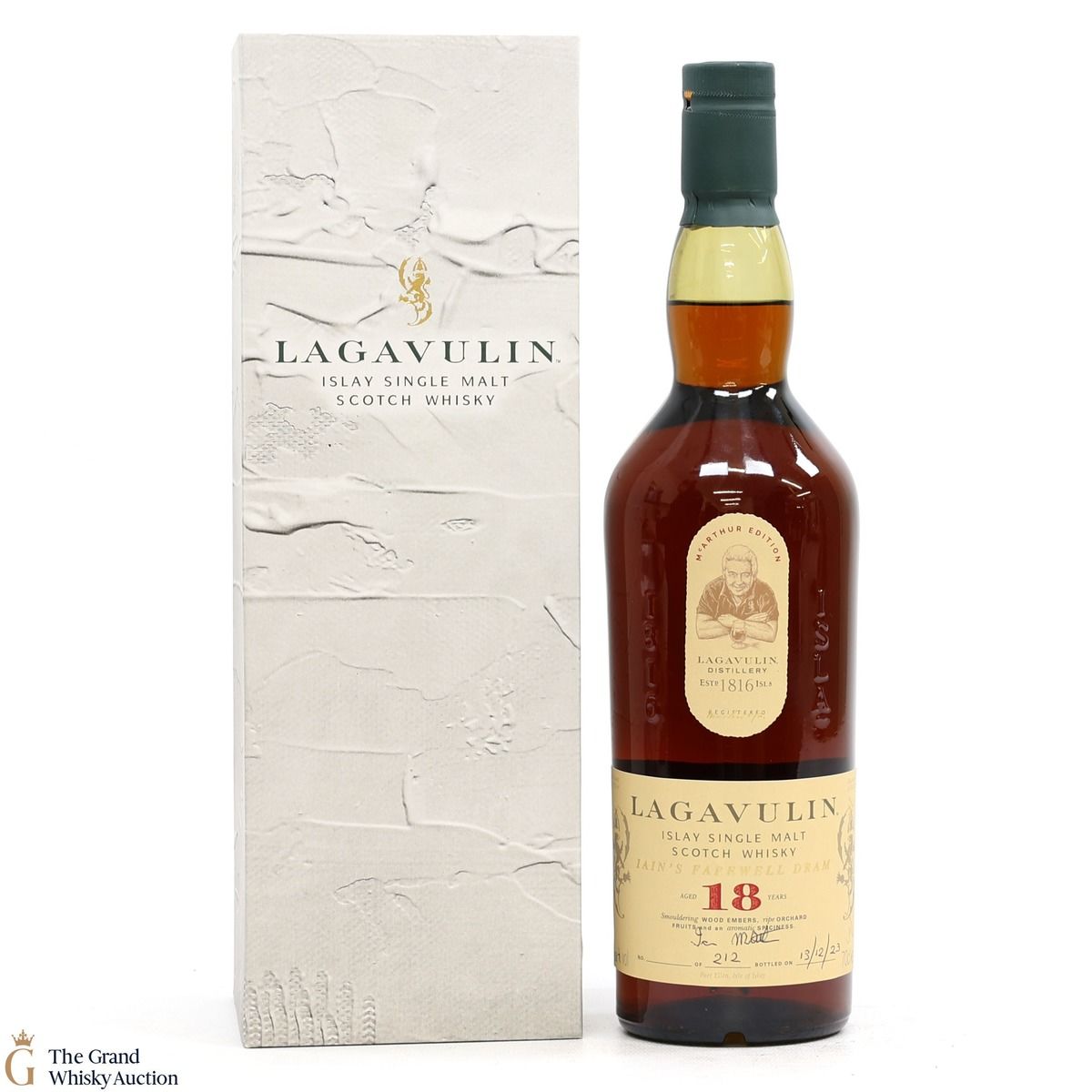 Lagavulin - 18 Year Old - Iain's Farewell Dram (SIGNED)