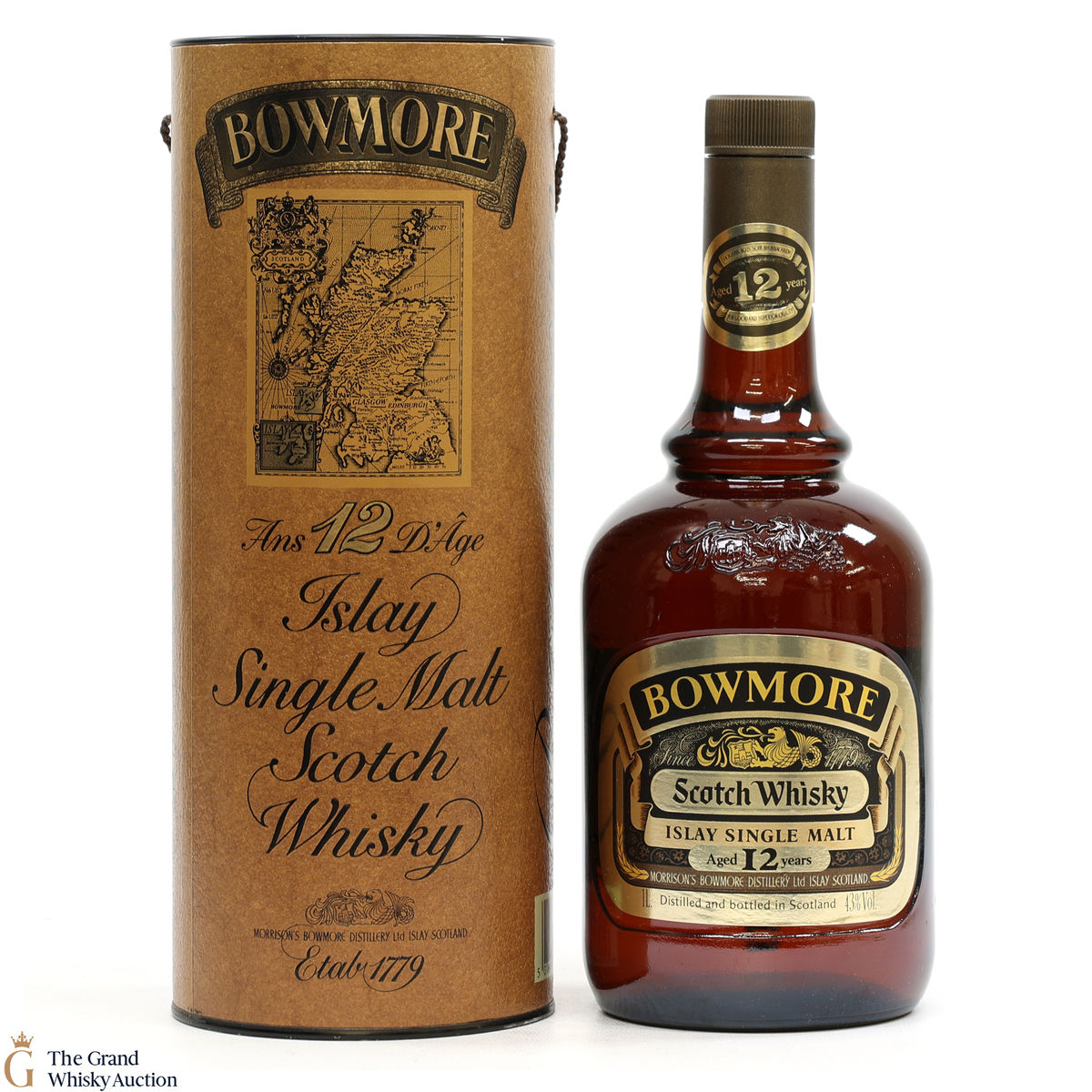 Bowmore - 12 Year Old - 1980s 1L 