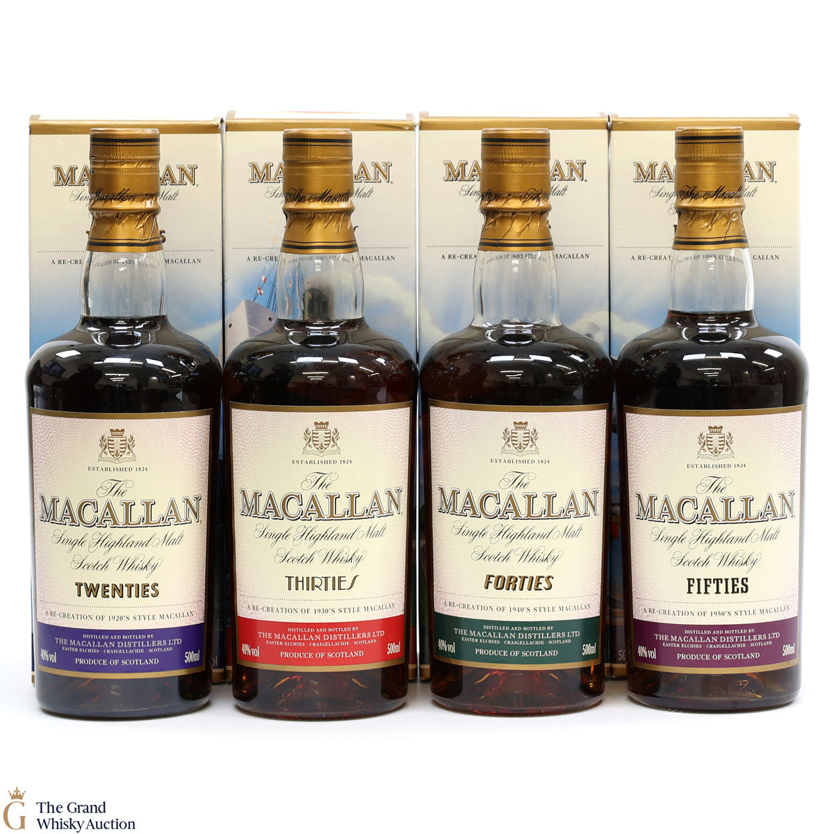 Macallan - Travel Decades Series (4 x 50cl)