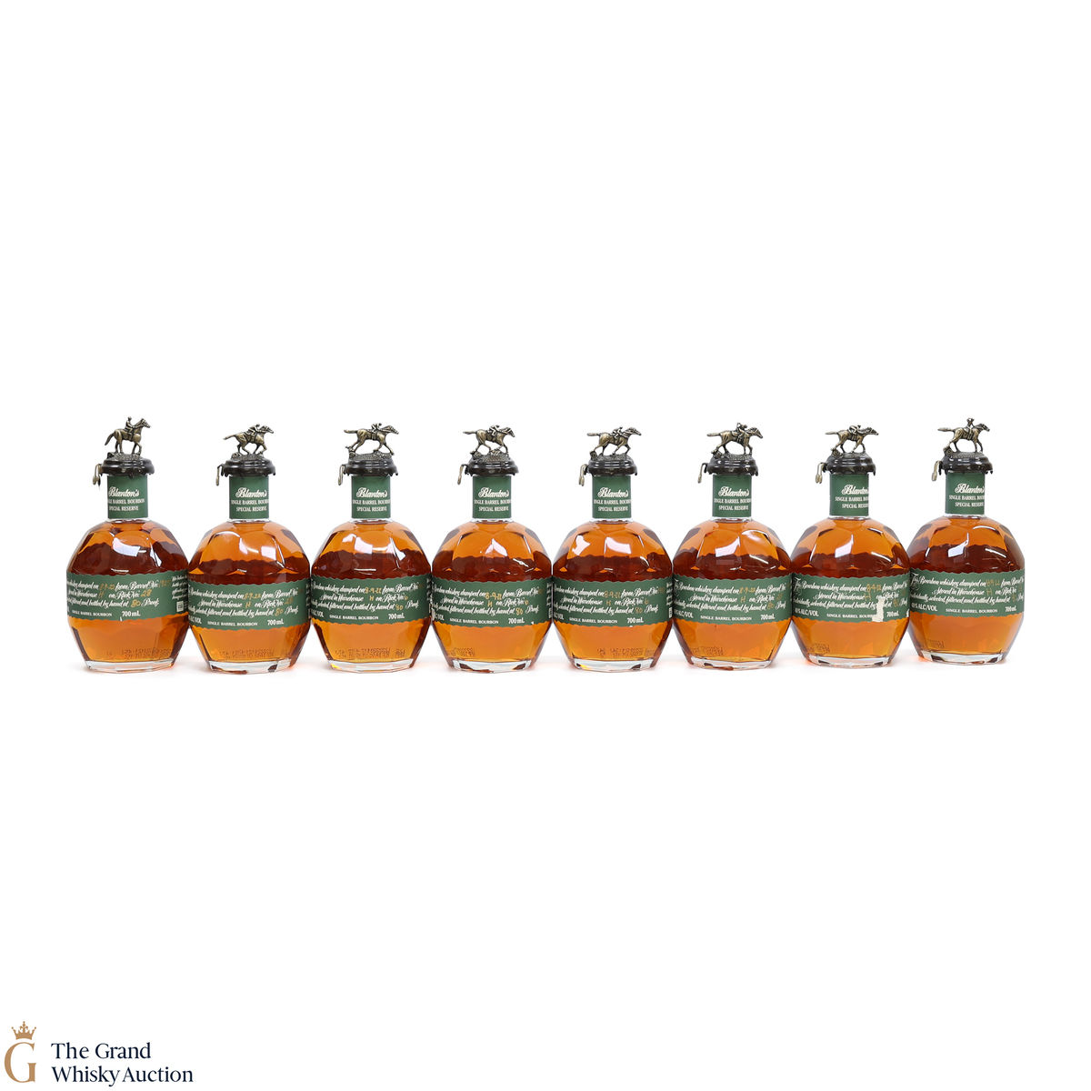 Blanton's - Special Reserve Dumped 2022 - Complete Stopper Collection (8 x 70cl)