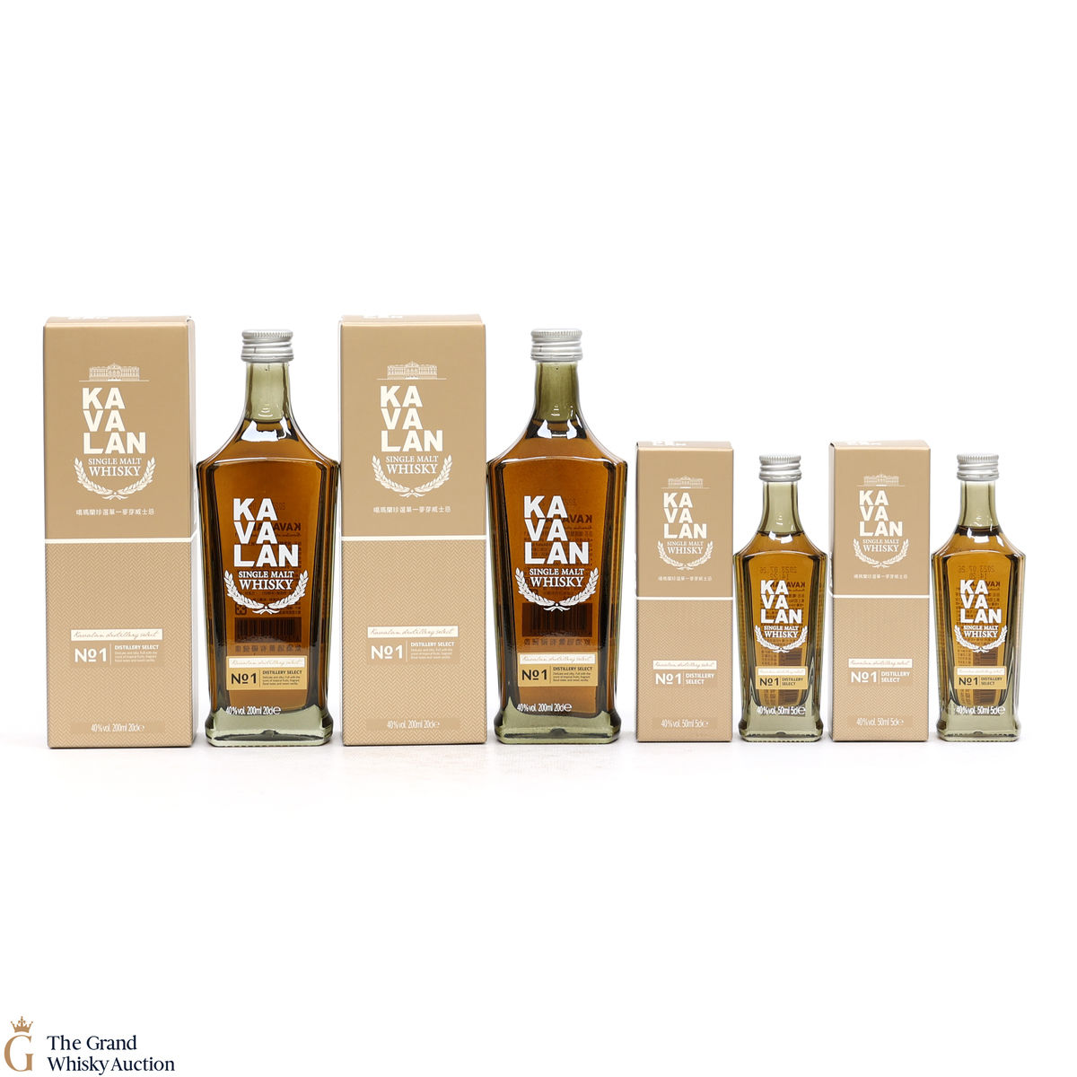 Kavalan - Distillery Select No.1 (2 x 20cl & 2 x 5cl)