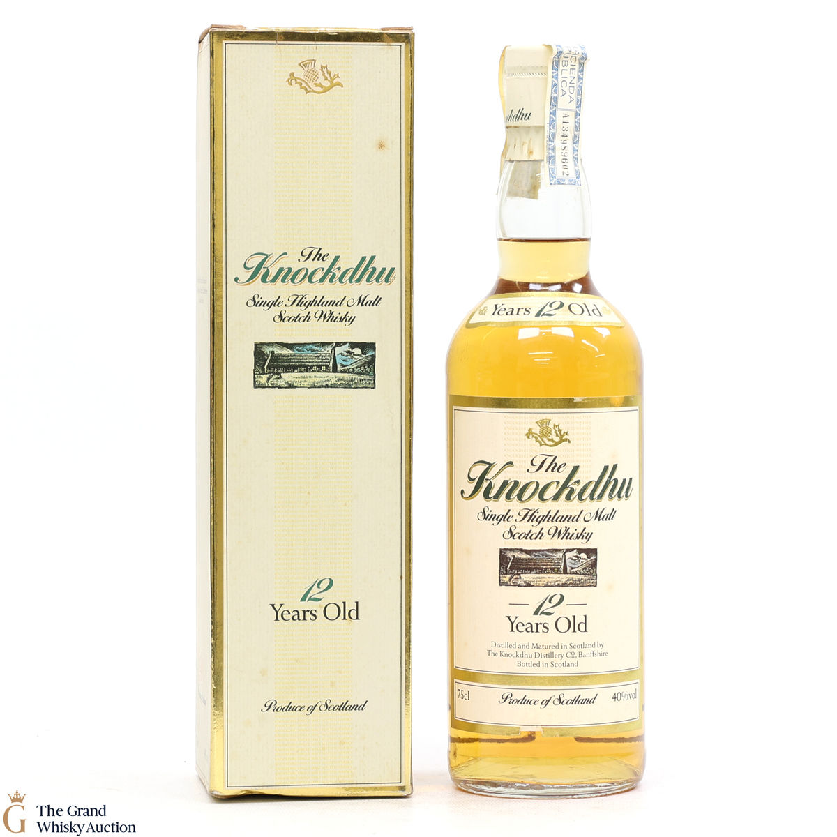 Knockdhu - 12 Year Old (1980s) (75cl)