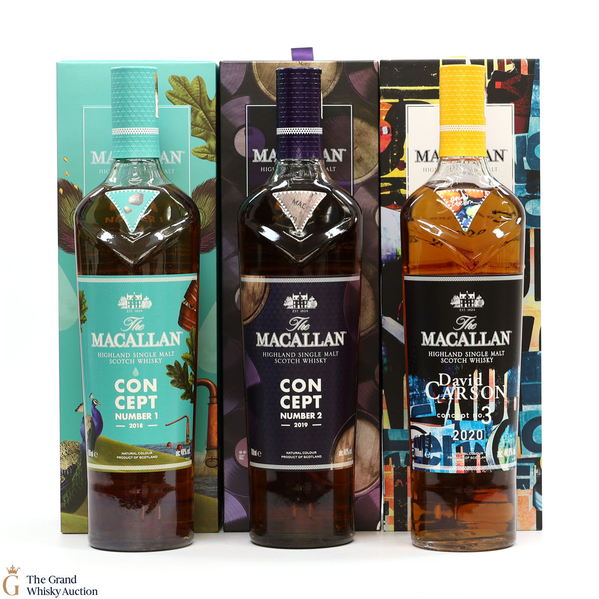 Macallan - Concept No.1, No.2 + No.3 (3 x 70cl)