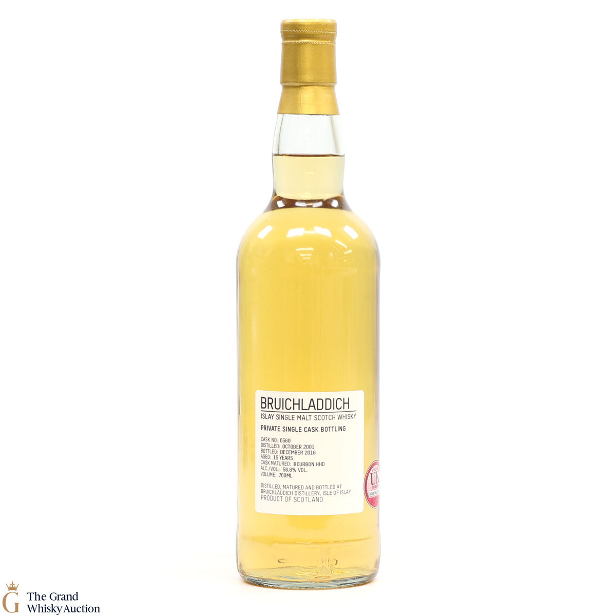 Bruichladdich -  15 Year Old - Private Cask #0560