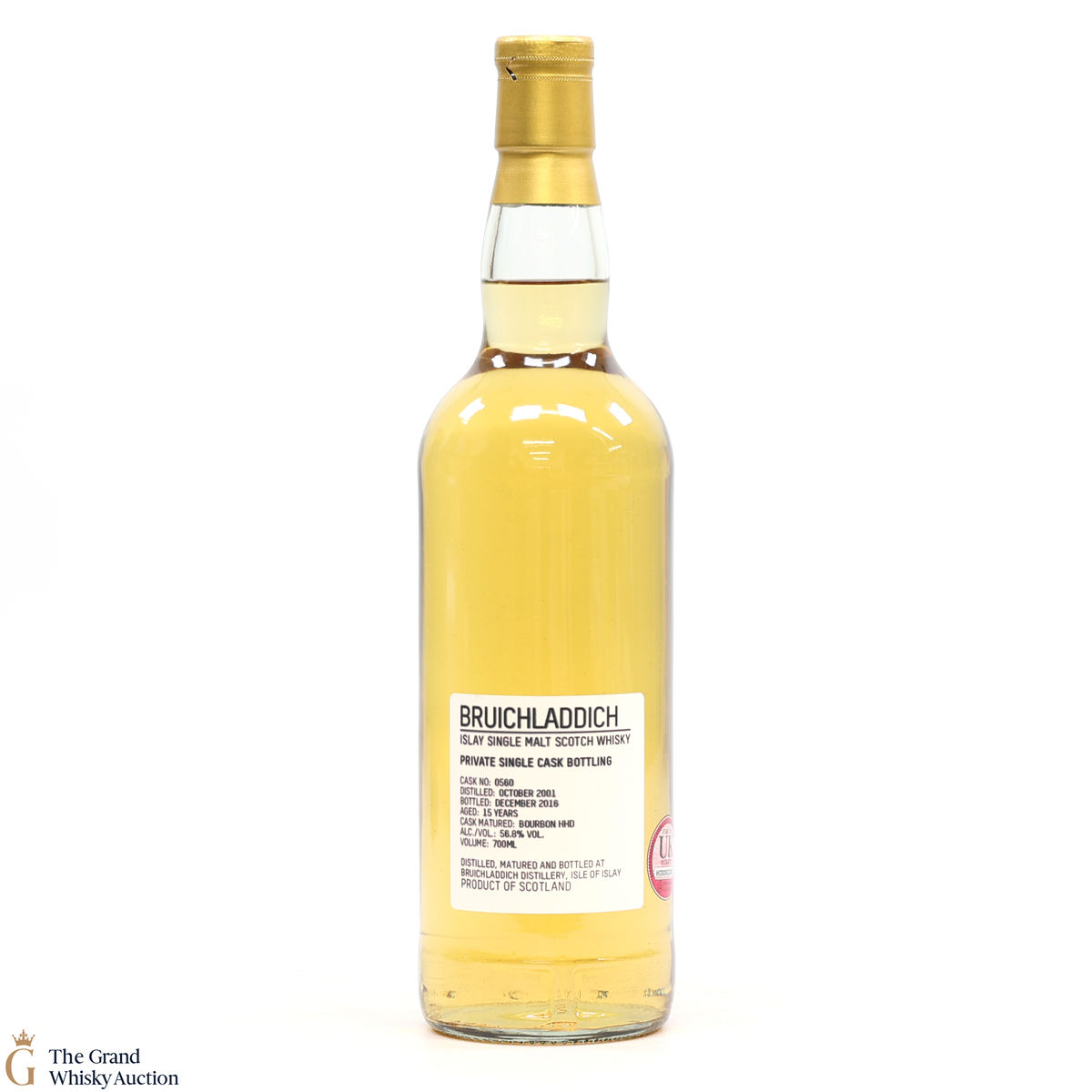 Bruichladdich -  15 Year Old - Private Cask #0560