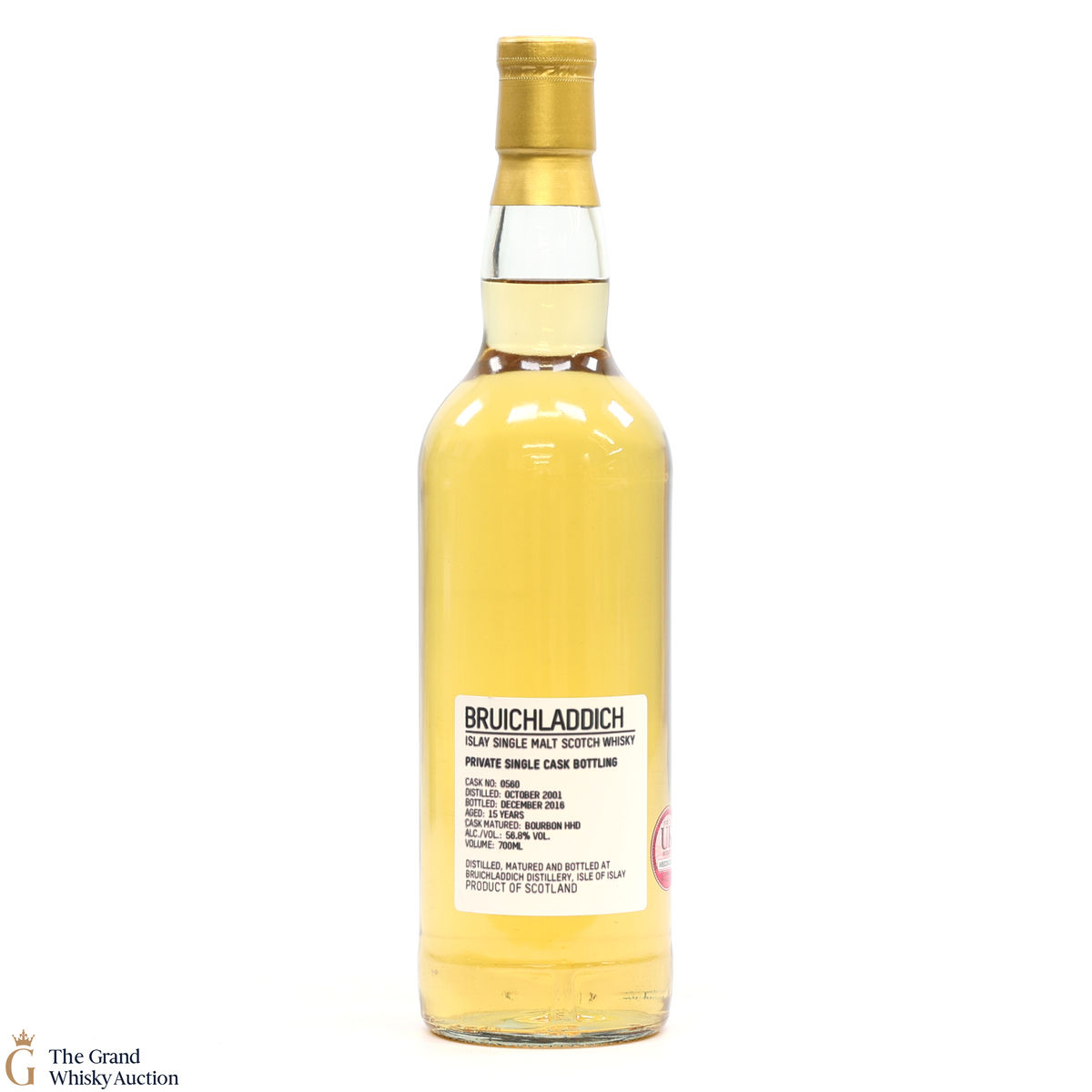 Bruichladdich -  15 Year Old - Private Cask #0560