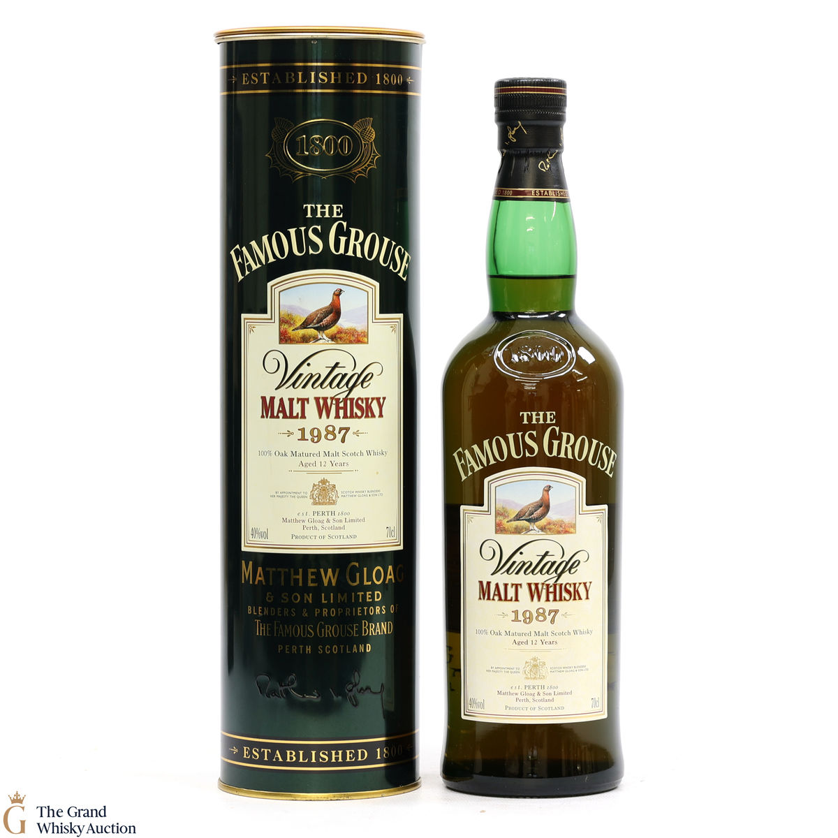 Famous Grouse - 12 Year Old - 1987 Vintage Matthew Gloag