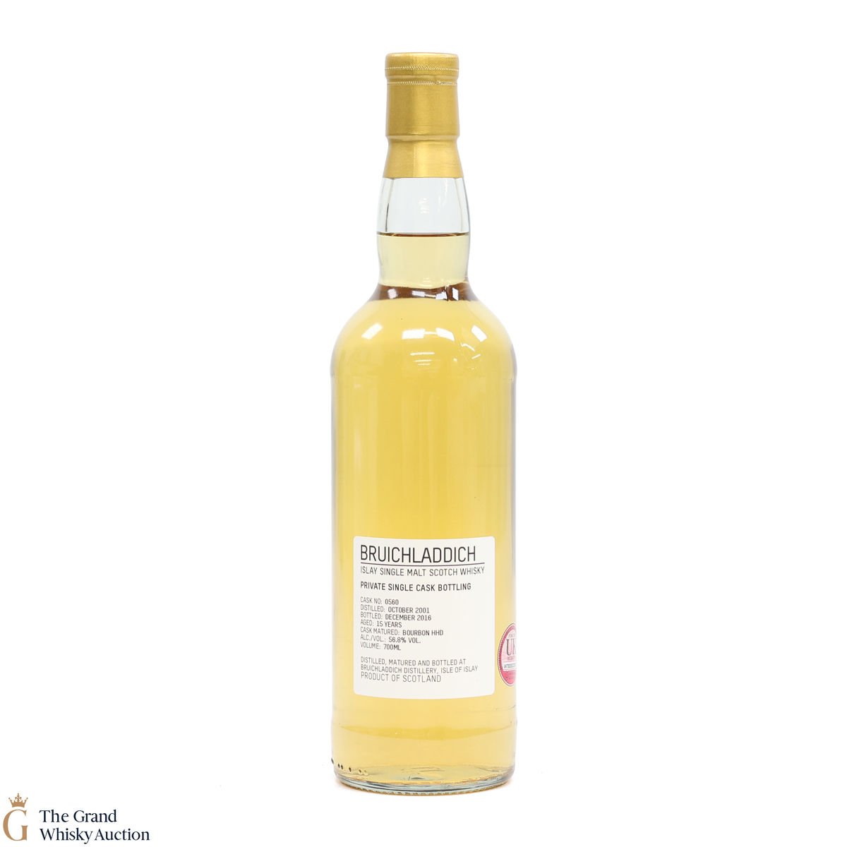 Bruichladdich -  15 Year Old - Private Cask #0560