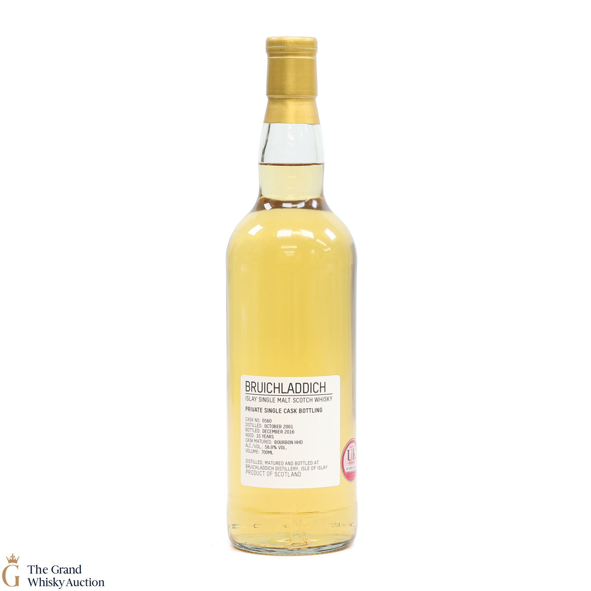 Bruichladdich -  15 Year Old - Private Cask #0560