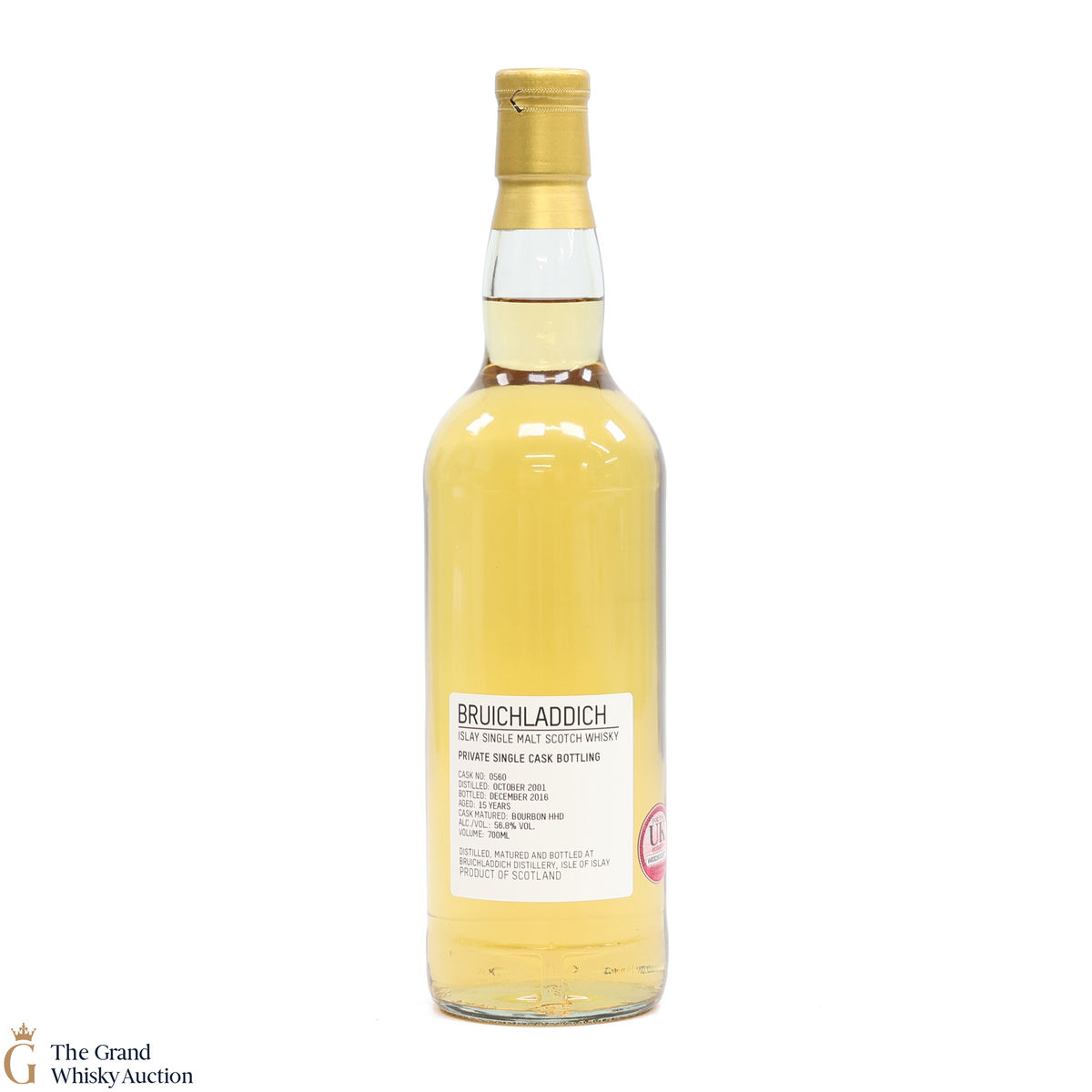 Bruichladdich -  15 Year Old - Private Cask #0560