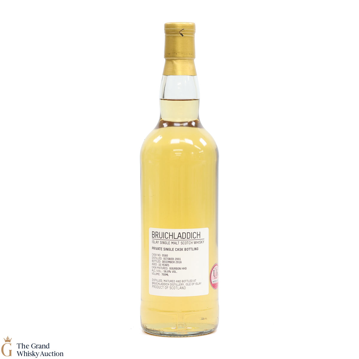 Bruichladdich -  15 Year Old - Private Cask #0560