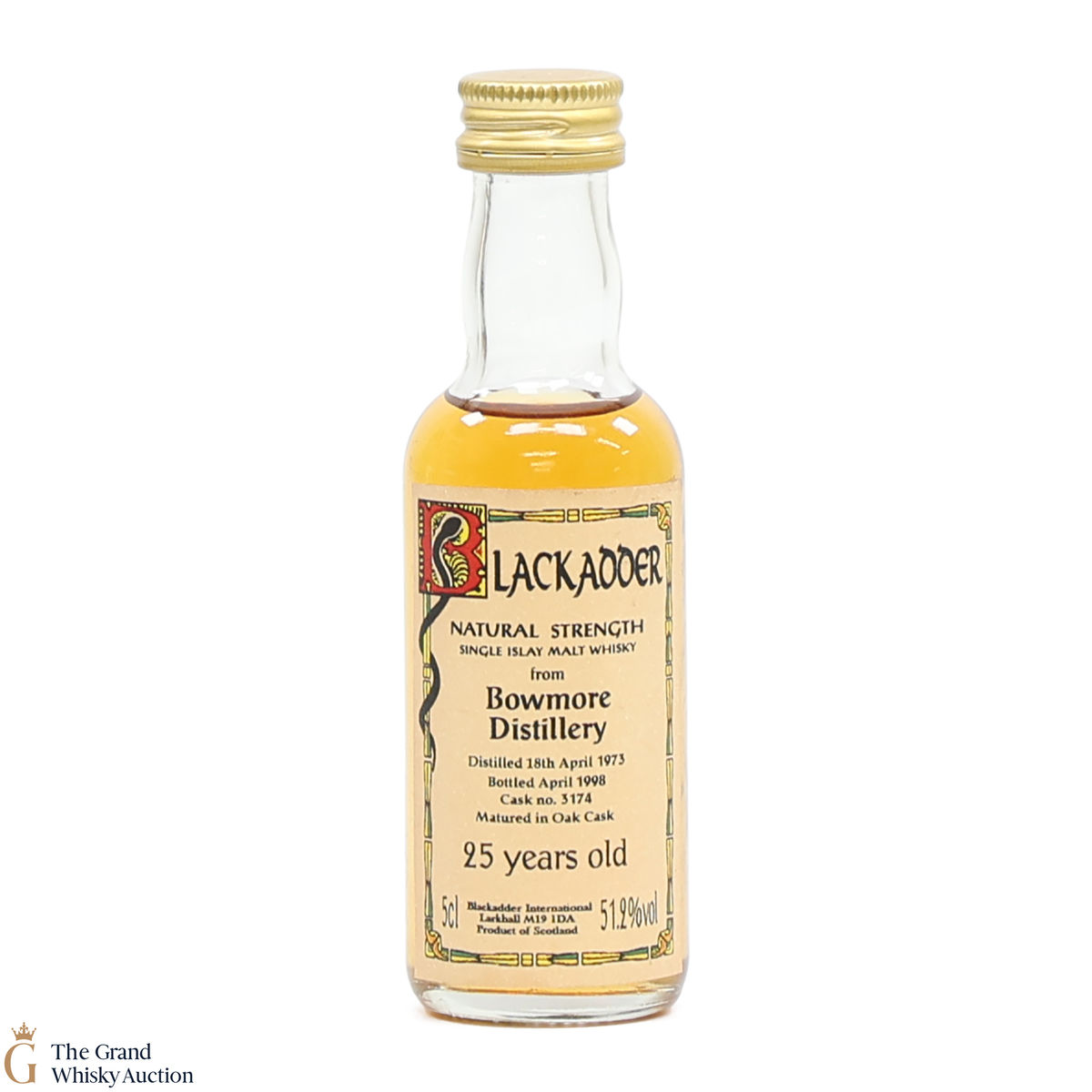Bowmore - 25 Year Old 1973 - Blackadder (5cl)