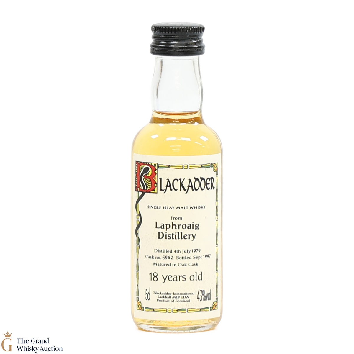 Laphroaig - 18 Year Old 1979 - Blackadder (5cl)