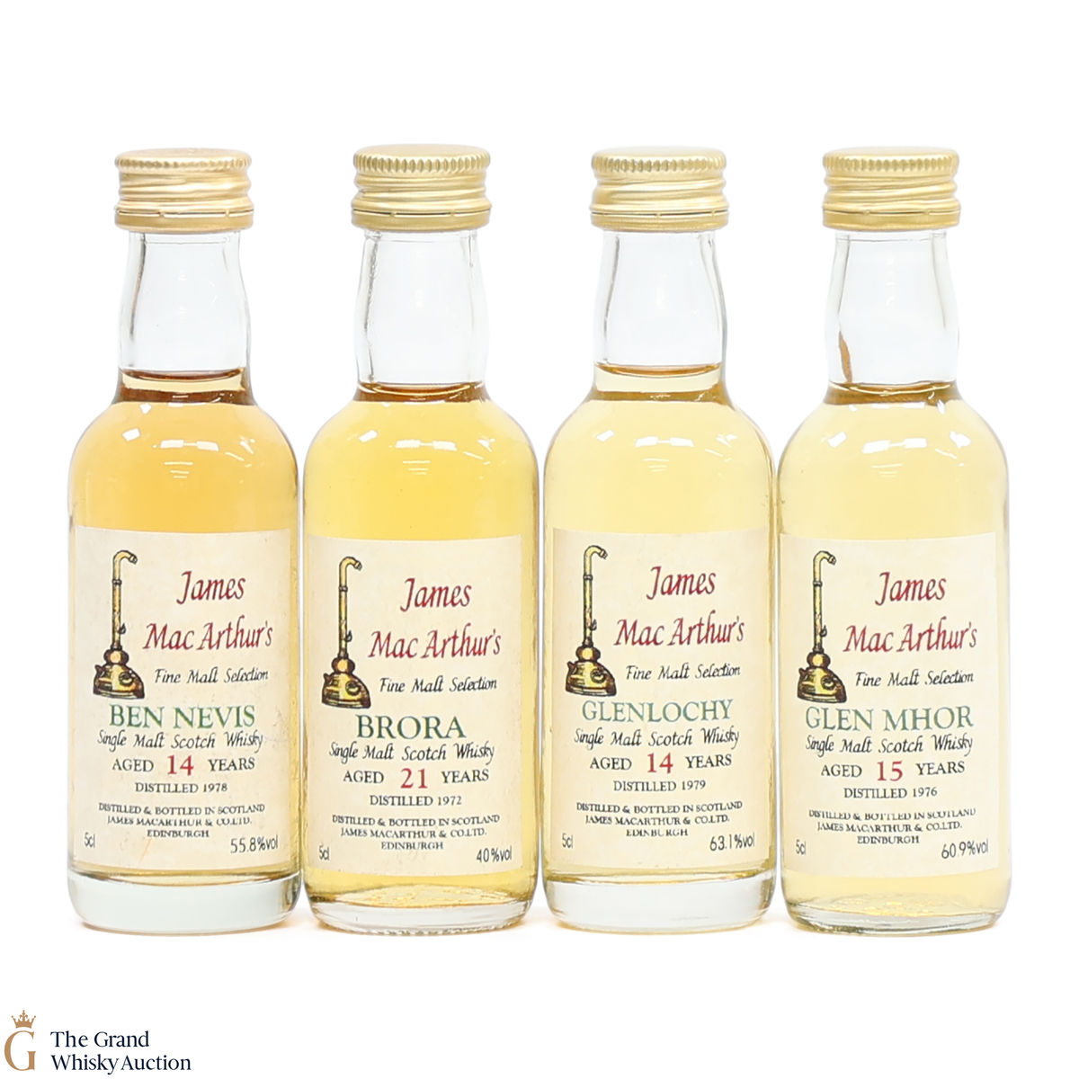 Highland - James MacArthur's Fine Malt Selection Miniatures (4 x 5cl)
