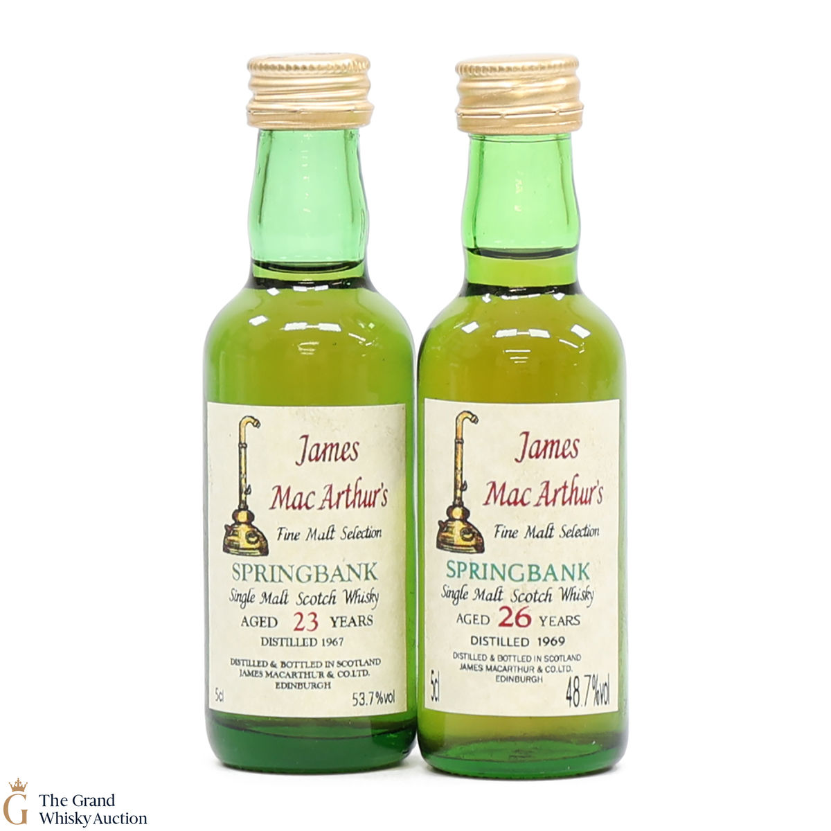 Springbank - James MacArthur's Fine Malt Selection Miniatures (2 x 5cl)