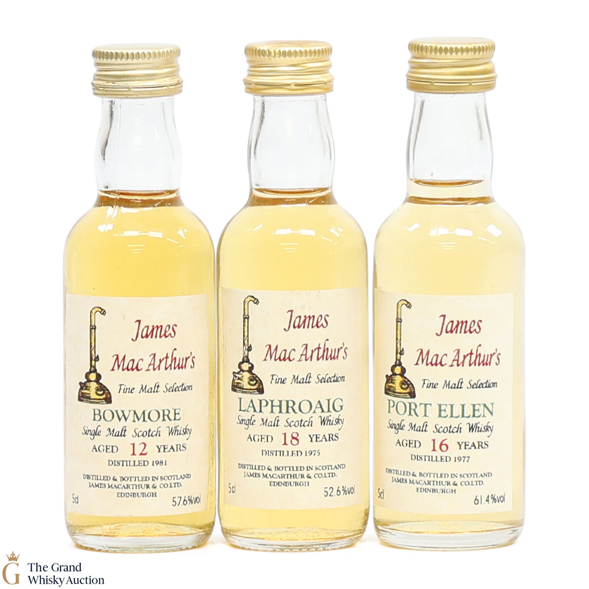 Islay - James MacArthur's Fine Malt Selection Miniatures (3 x 5cl)