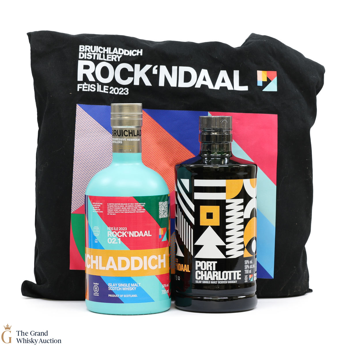 Bruichladdich/Port Charlotte - Rock’ndaal 02.1 & 02.2 - Fèis Ìle 2023 (2x70cl)