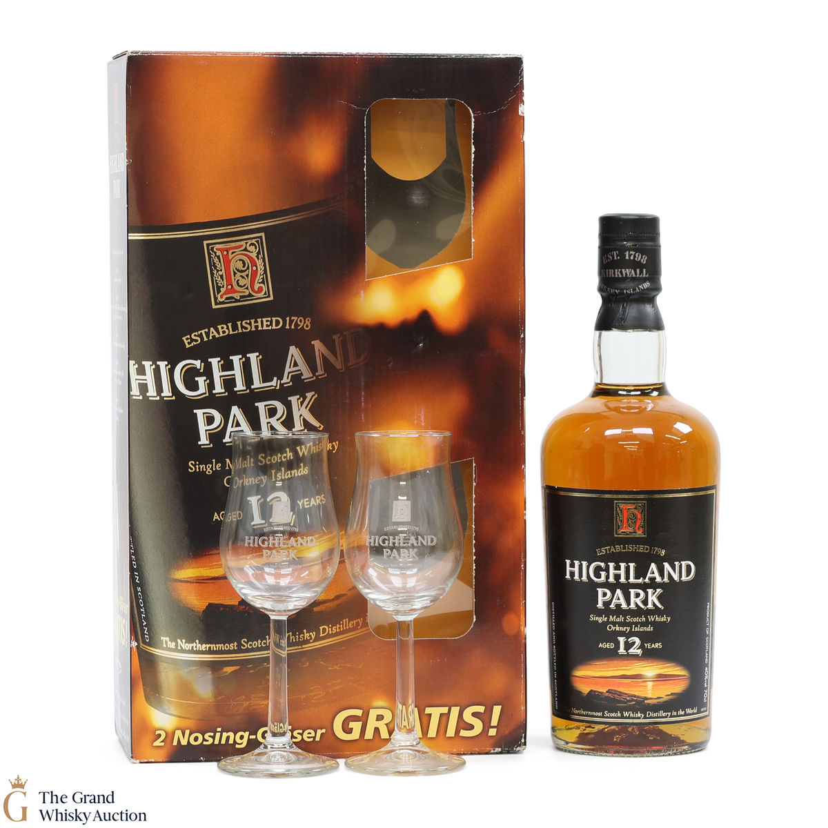 Highland Park - 12 Year Old Gift Set with 2 x Glasses