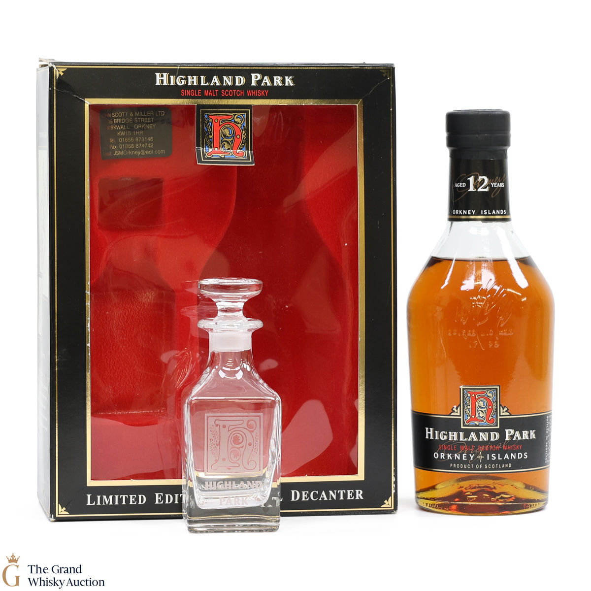 Highland Park - 12 Year Old (1990s) Decanter Gift Set