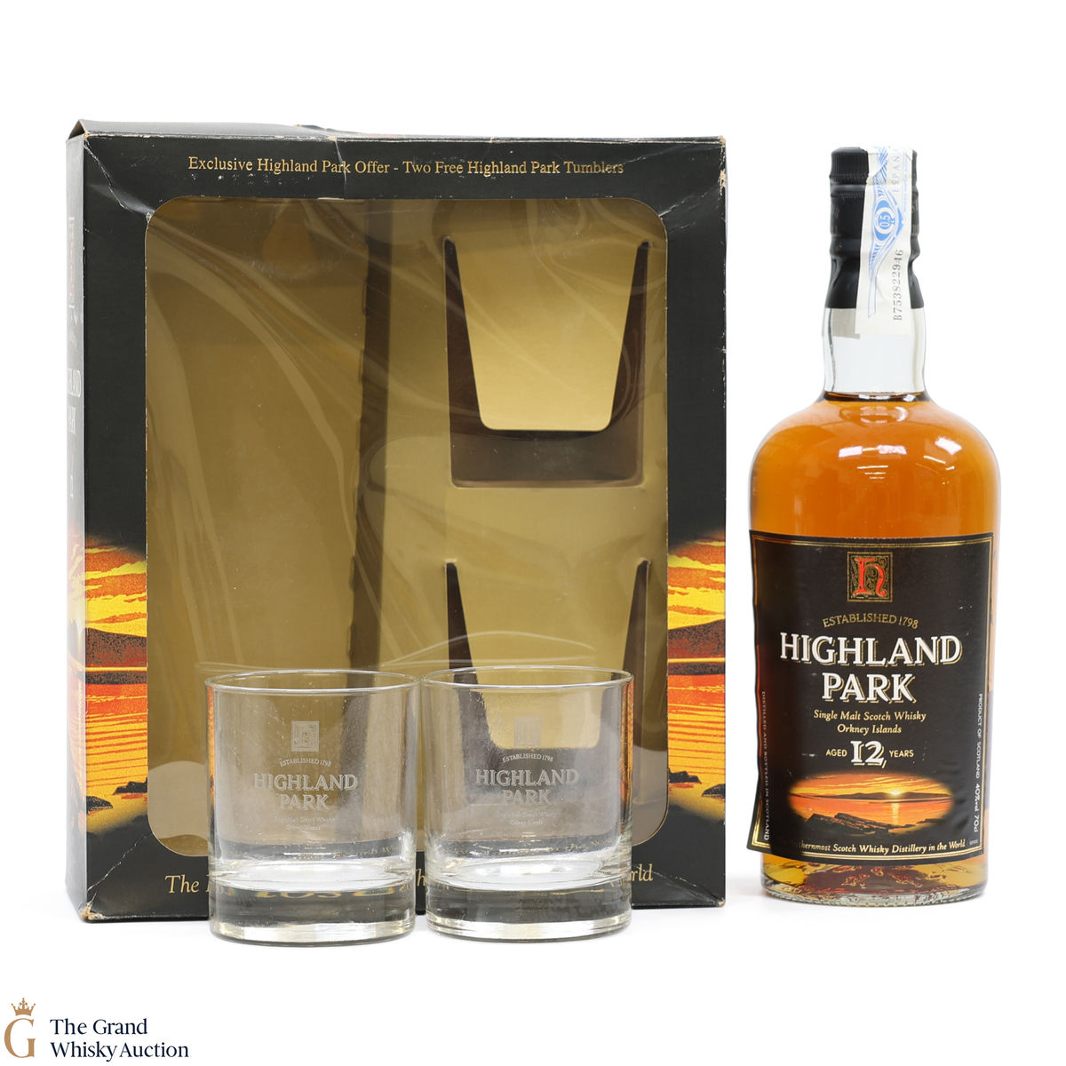 Highland Park - 12 Year Old Gift Set with 2 x Glasses