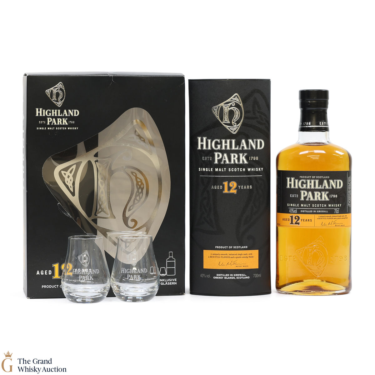 Highland Park - 12 Year Old Gift Set with 2 x Glasses