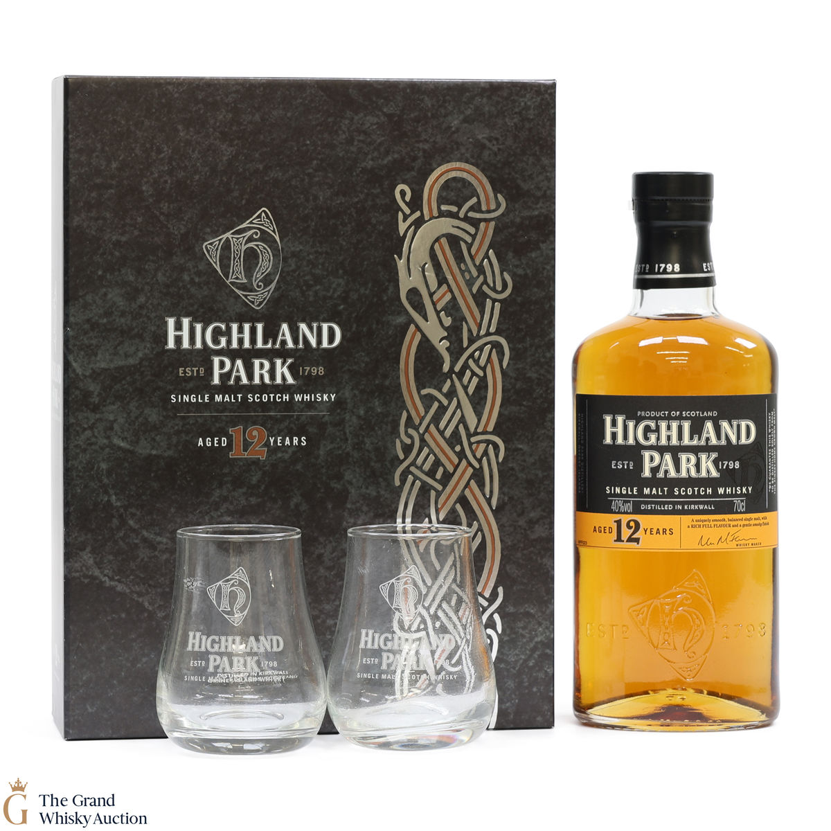 Highland Park - 12 Year Old Gift Set with 2 x Glasses