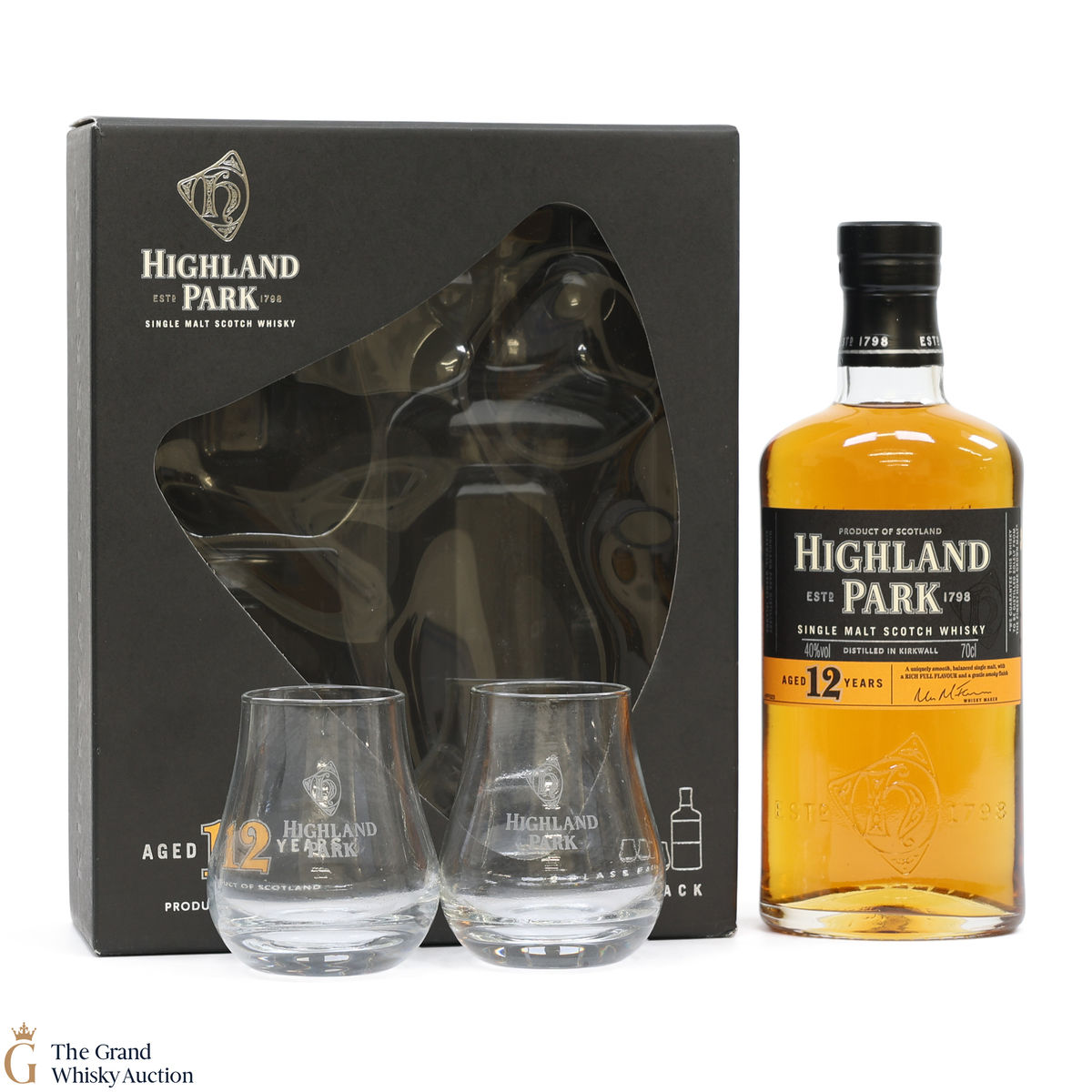 Highland Park - 12 Year Old Gift Set with 2 x Glasses