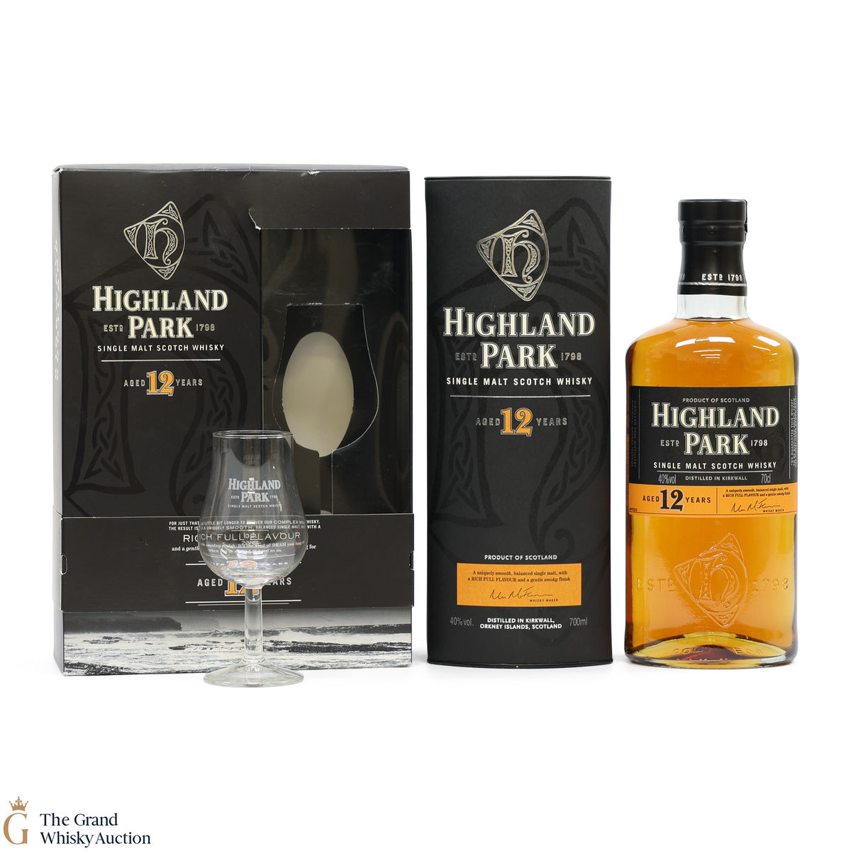 Highland Park - 12 Year Old Gift Set with 1 x Glass