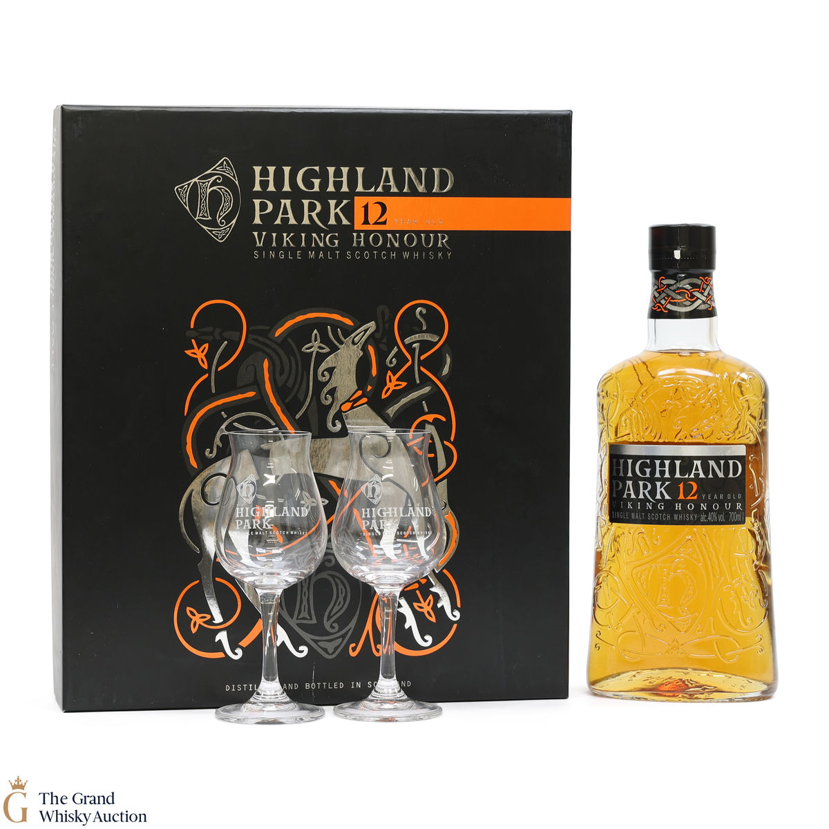 Highland Park - 12 Year Old Viking Honour Gift Set with 2 x Glasses