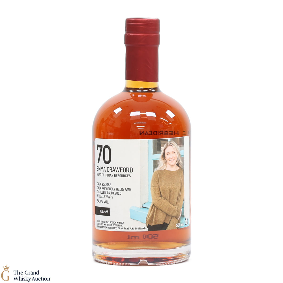 Bruichladdich - 12 Year Old - Valinch 70 - Emma Crawford #2752 (50cl)