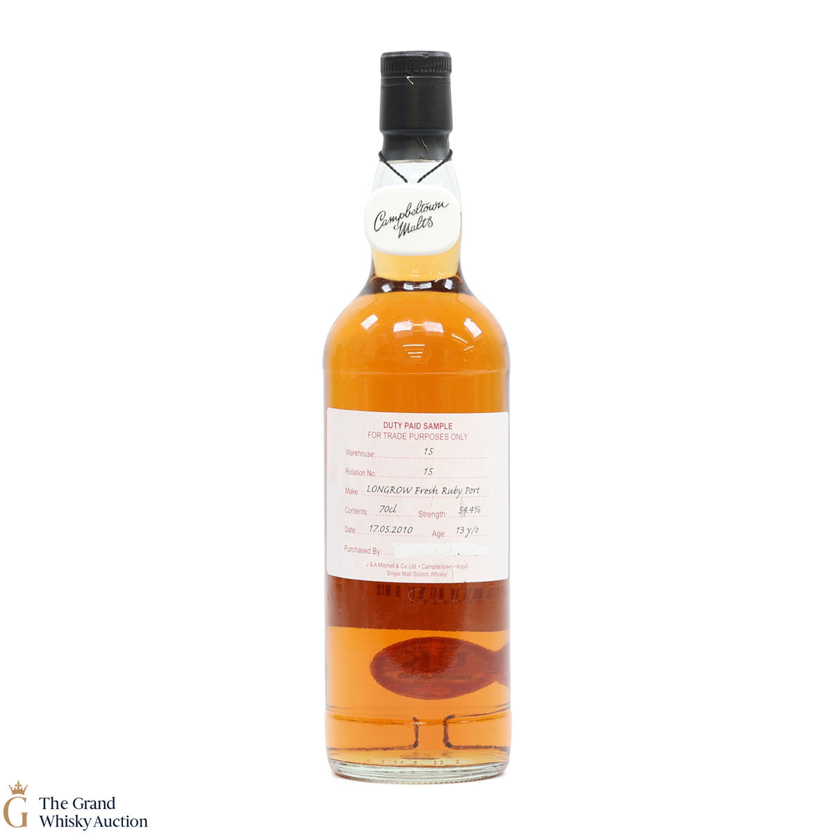 Longrow - 13 Year Old 2010 Fresh Ruby Port - Duty Paid Sample 54.4%