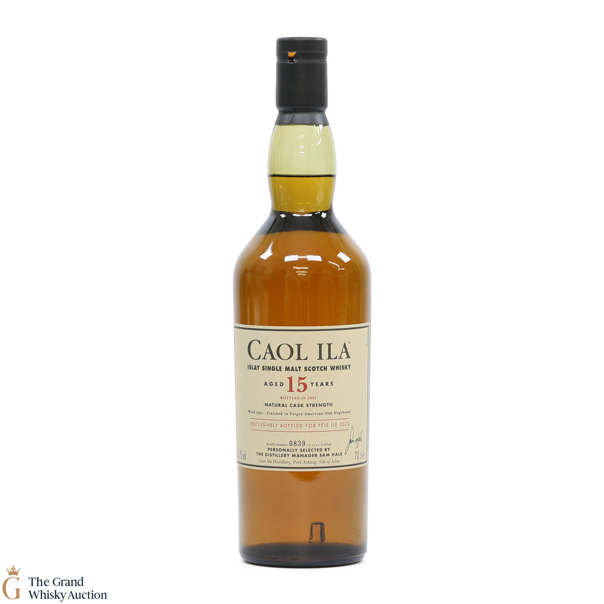 Caol Ila - 15 Year Old - Virgin Oak Finish - Feis Ile 2022