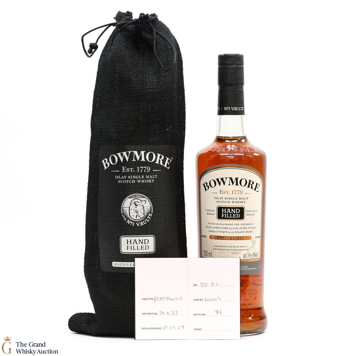 Bowmore - 16 Year Old 2007 Hand Filled - Port Cask #10009