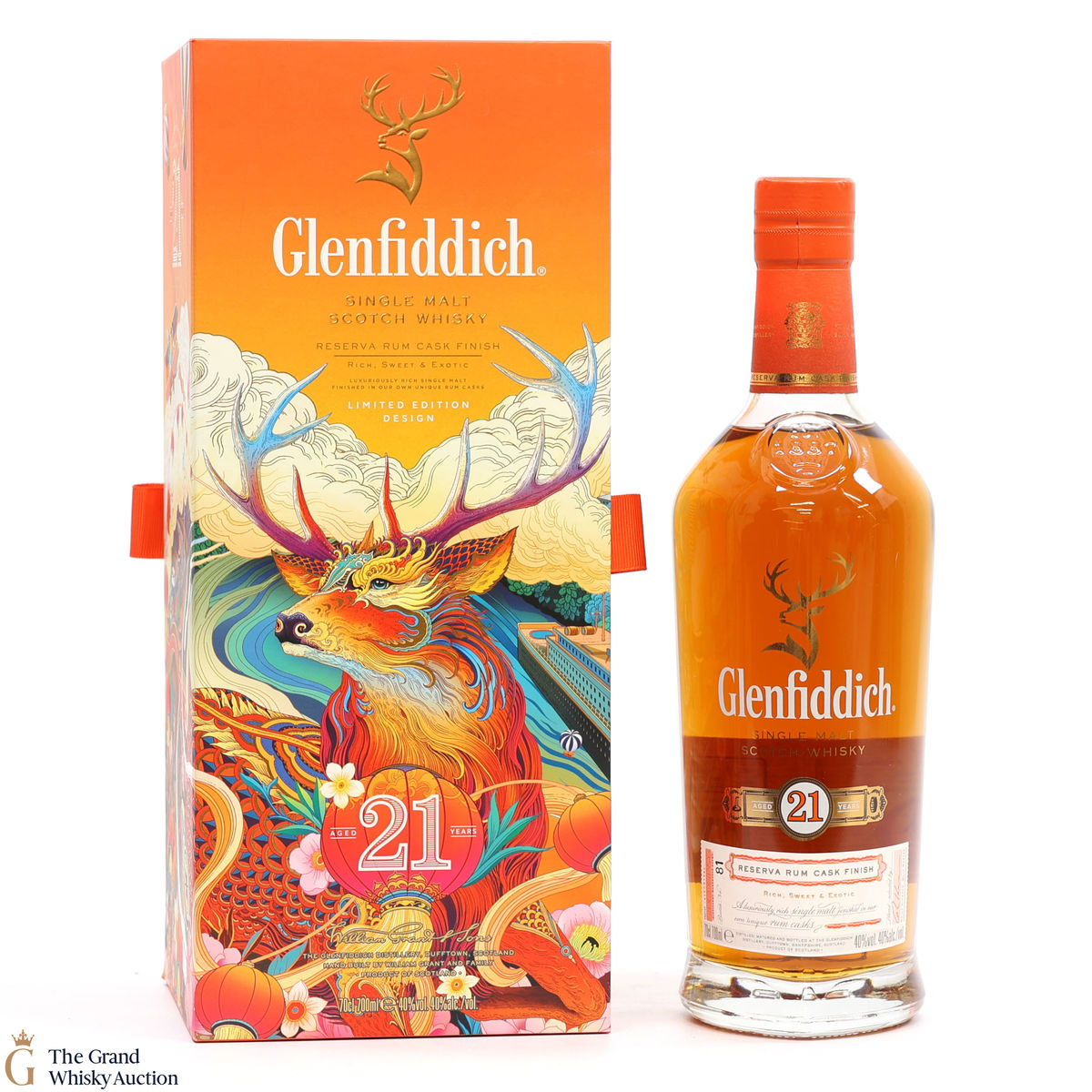 Glenfiddich - 21 Year Old - Gran Reserva Rum Cask - Chinese New Year 2021