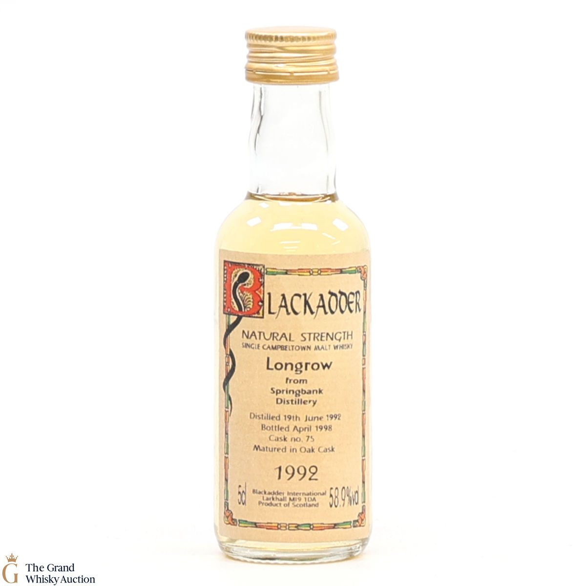 Longrow - 1992 - Blackadder (5cl)