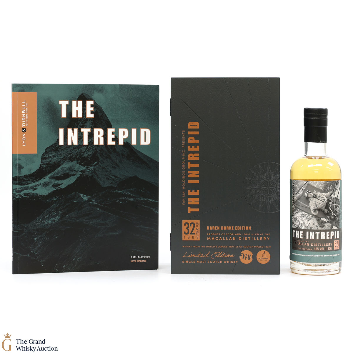 Macallan - 32 Year Old 1989 - The Intrepid Karen Darke Edition (50cl) & Magazine