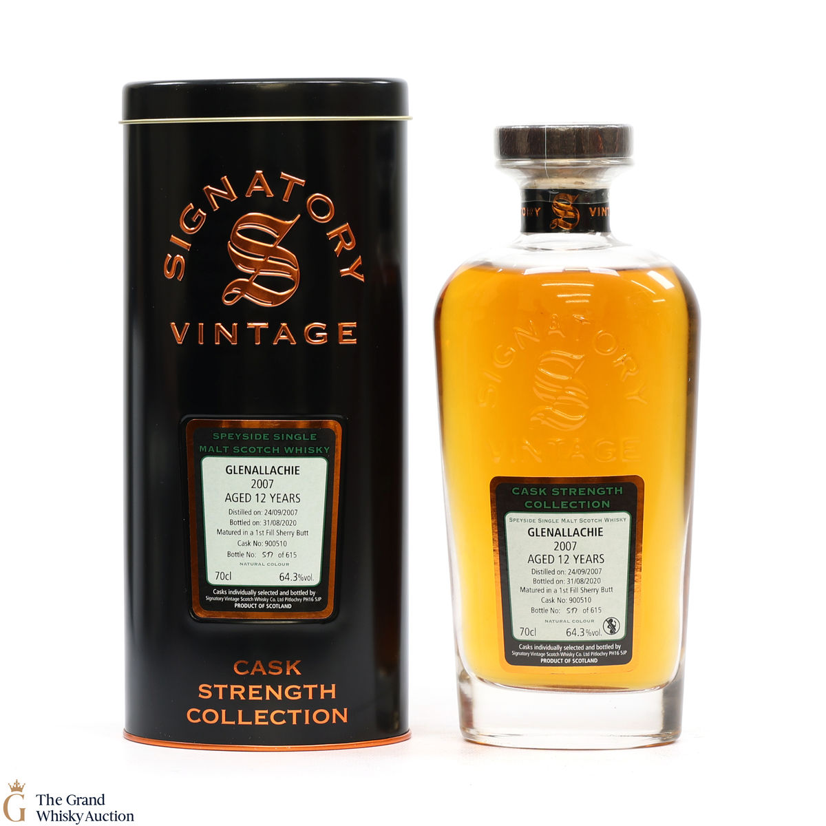 Glenallachie - 12 Year Old 2007 Signatory #900510