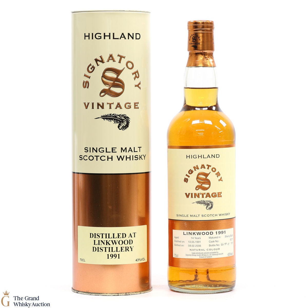 Linkwood - 14 Year old (1991) - Signatory Vintage