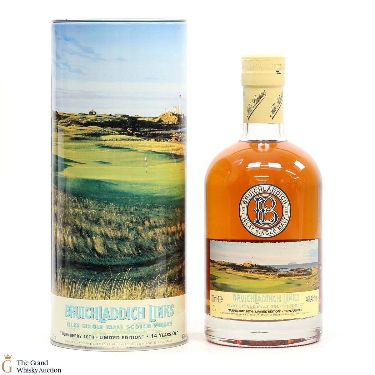 Bruichladdich - 14 Year Old - Turnberry 10th (SIGNED)