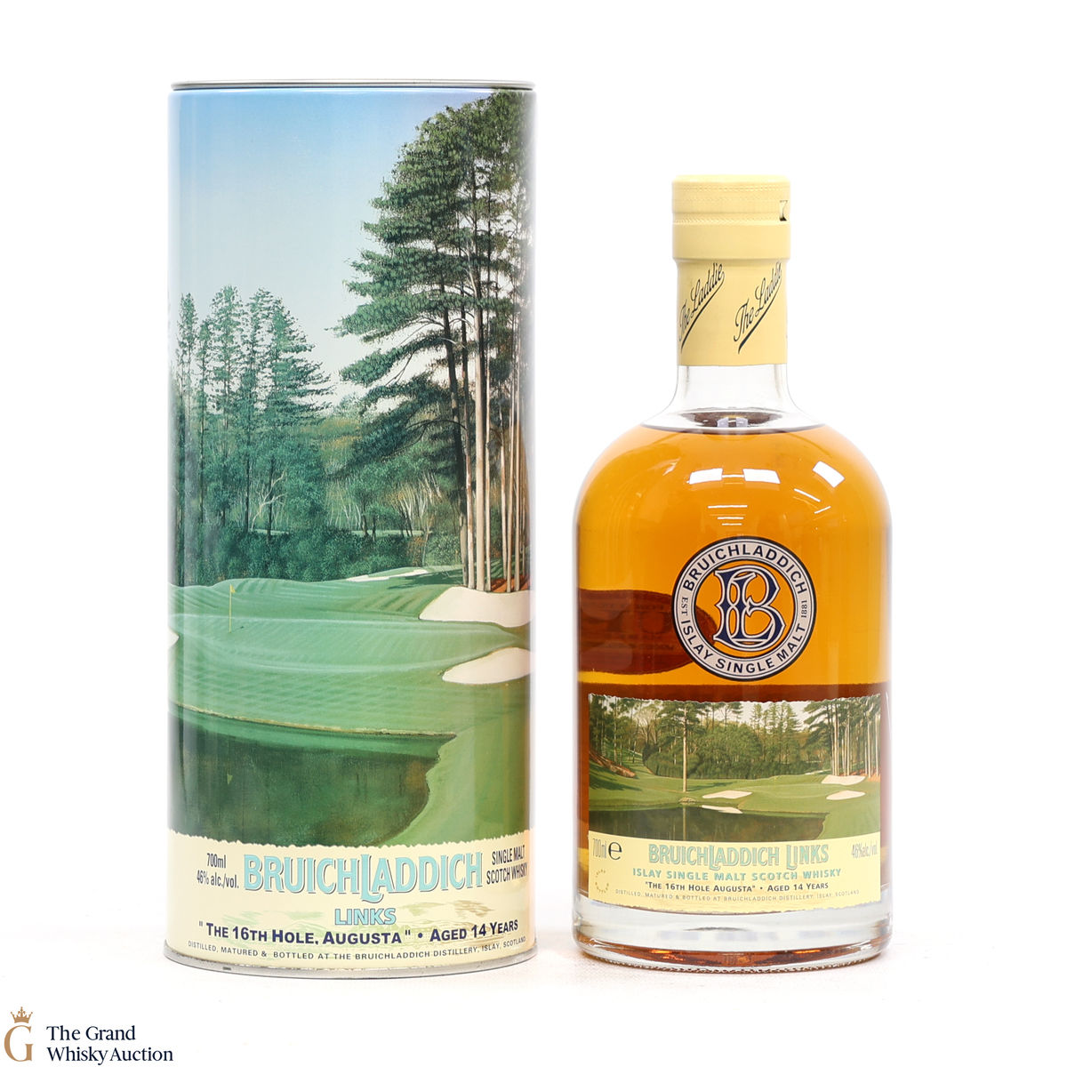 Bruichladdich - 14 Year Old - The 16th Hole, Augusta (SIGNED)
