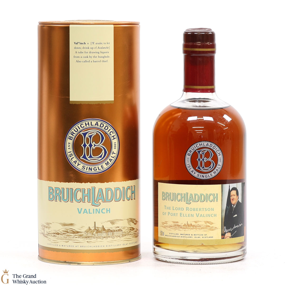 Bruichladdich - 1989 Valinch 'Lord Robertson' (50cl) (SIGNED)