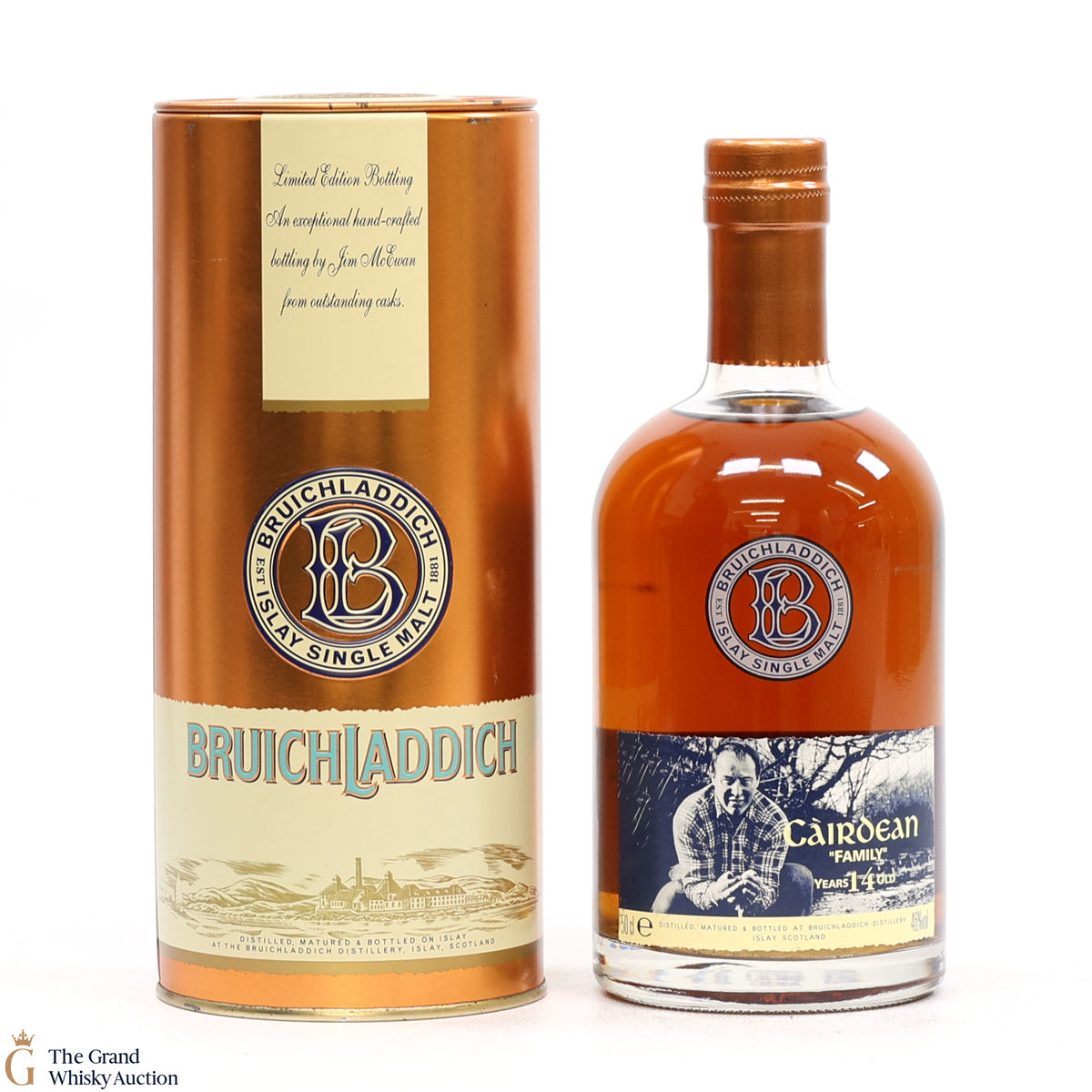 Bruichladdich - 14 Year Old 1989 Valinch - Cairdean 1st Release (50cl) (SIGNED)