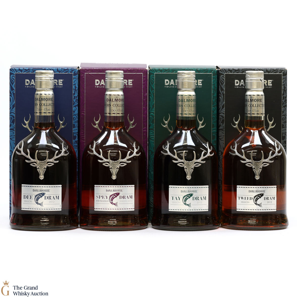 Dalmore - Rivers Collection - Spey, Tweed, Dee & Tay 2012 (4 x 70cl)