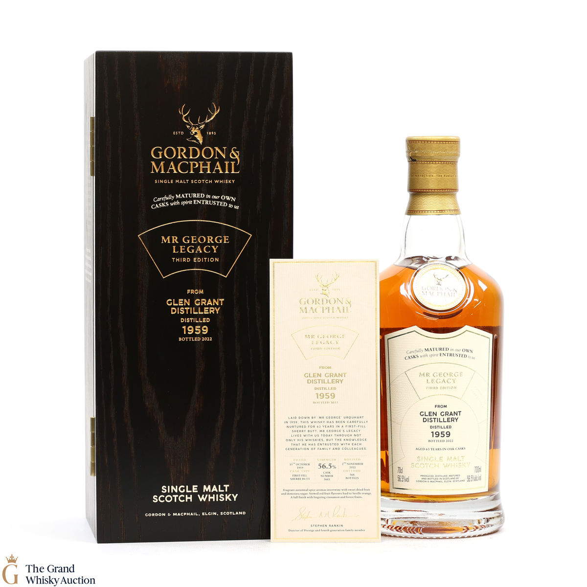 Glen Grant - 63 Year Old 1959 - Mr George Legacy Third Edition - Gordon & MacPhail