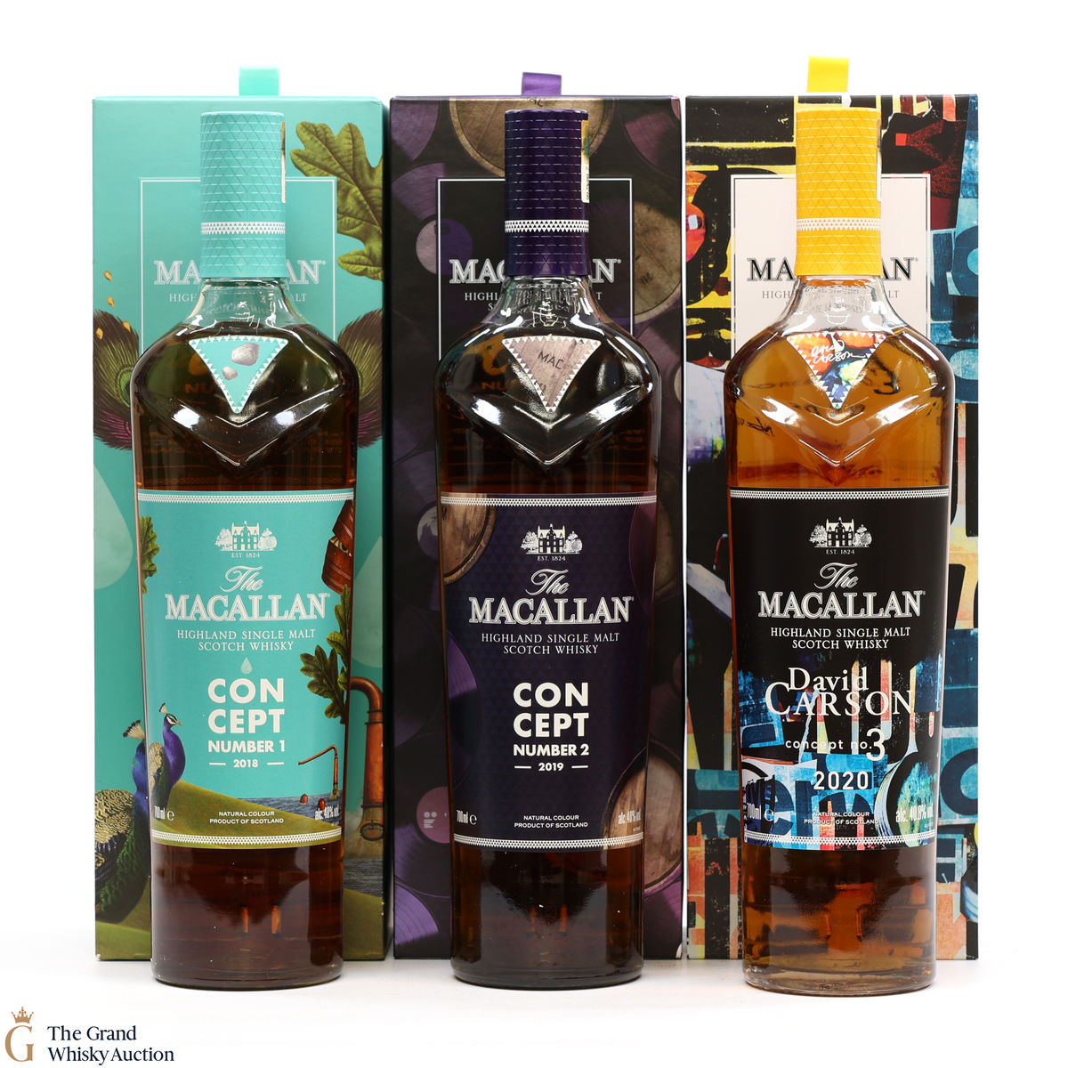 Macallan - Concept No.1, No.2 + No.3 (3 x 70cl)