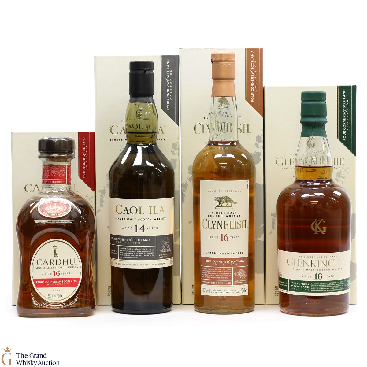 Four Corners Of Scotland Collection (4 x 70cl)